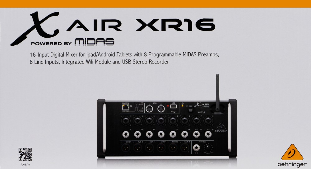 Digital Mixer Behringer X AIR XR16