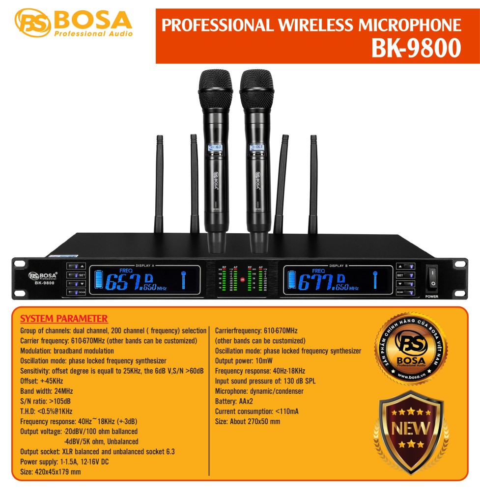MICRO BOSA BK9800