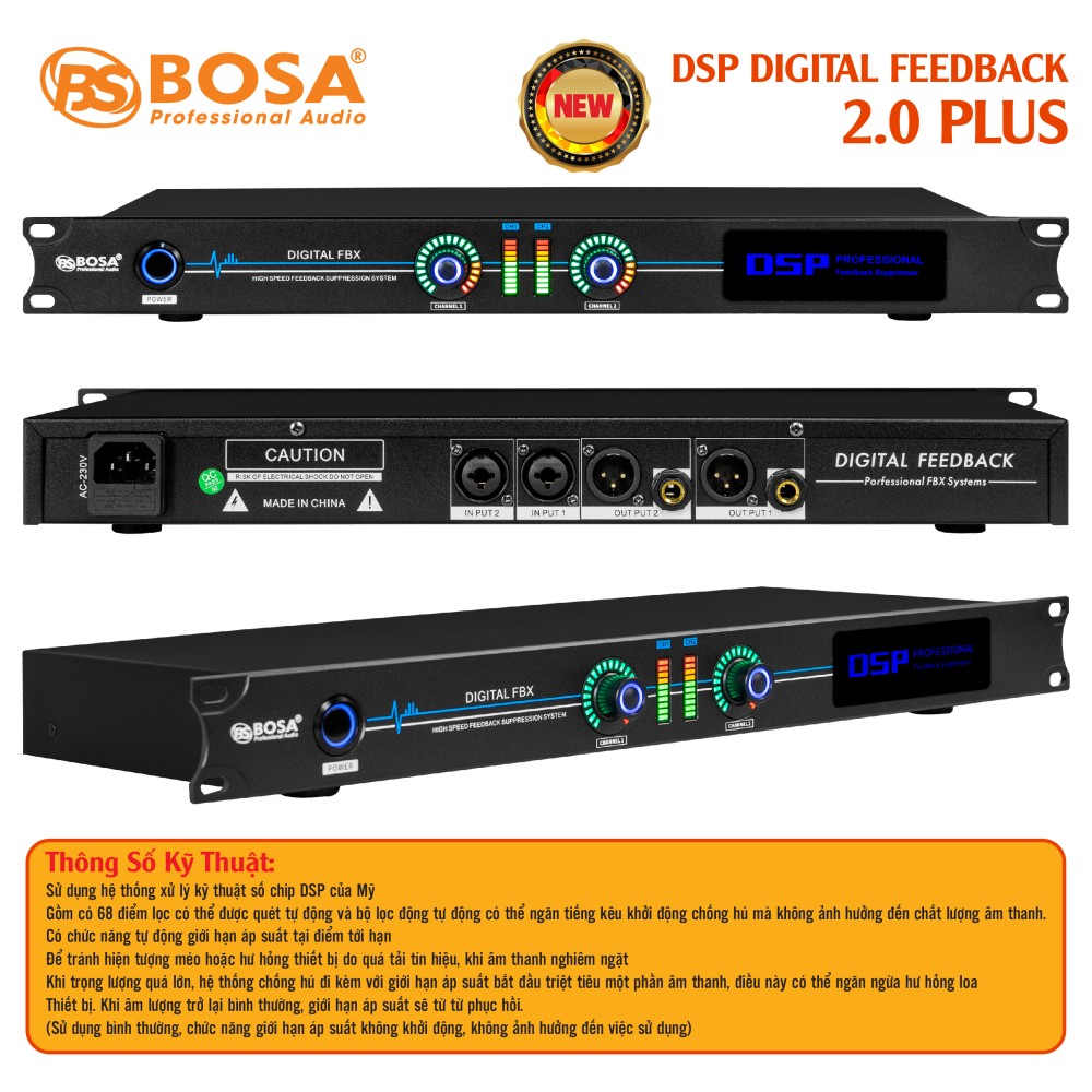 CHỐNG HÚ BOSA 2.0PLUS - DSP