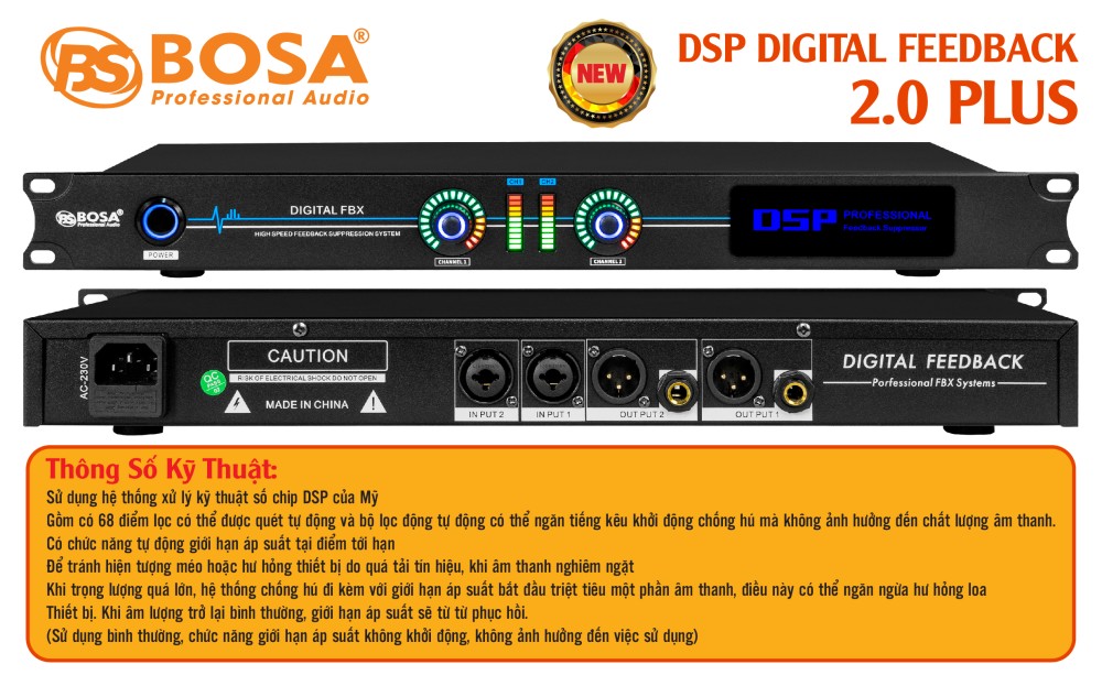 CHỐNG HÚ BOSA 2.0PLUS - DSP