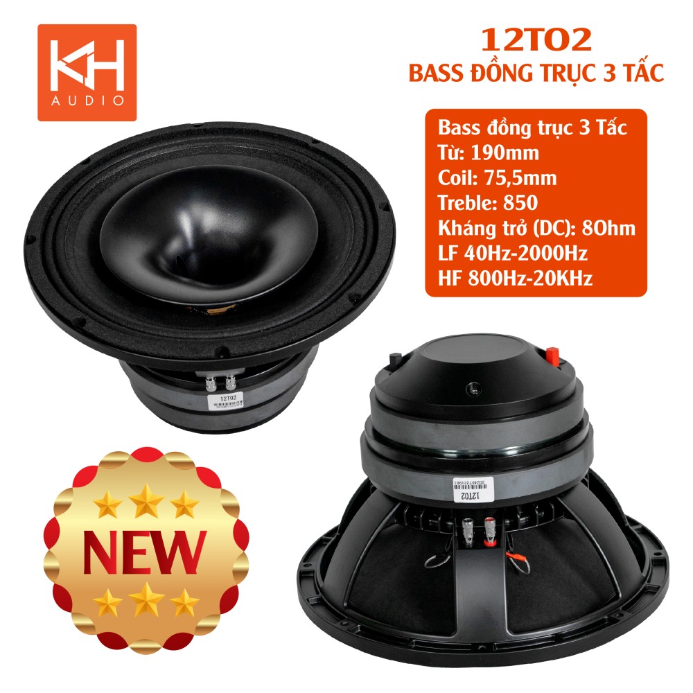 BASS ĐỒNG TRỤC 3 TẤC 12TO2