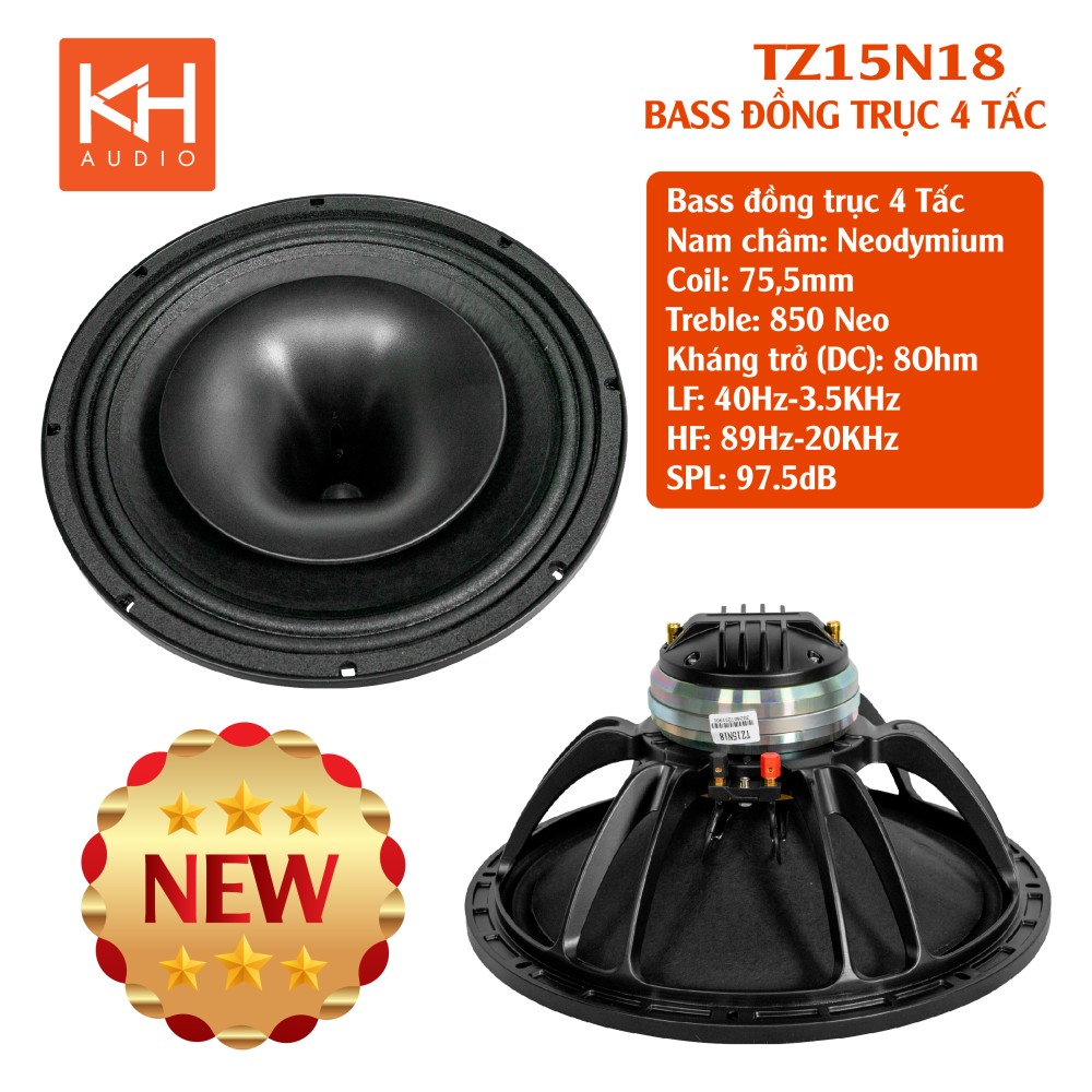 BASS ĐỒNG TRỤC 4 TẤC TZ15N18