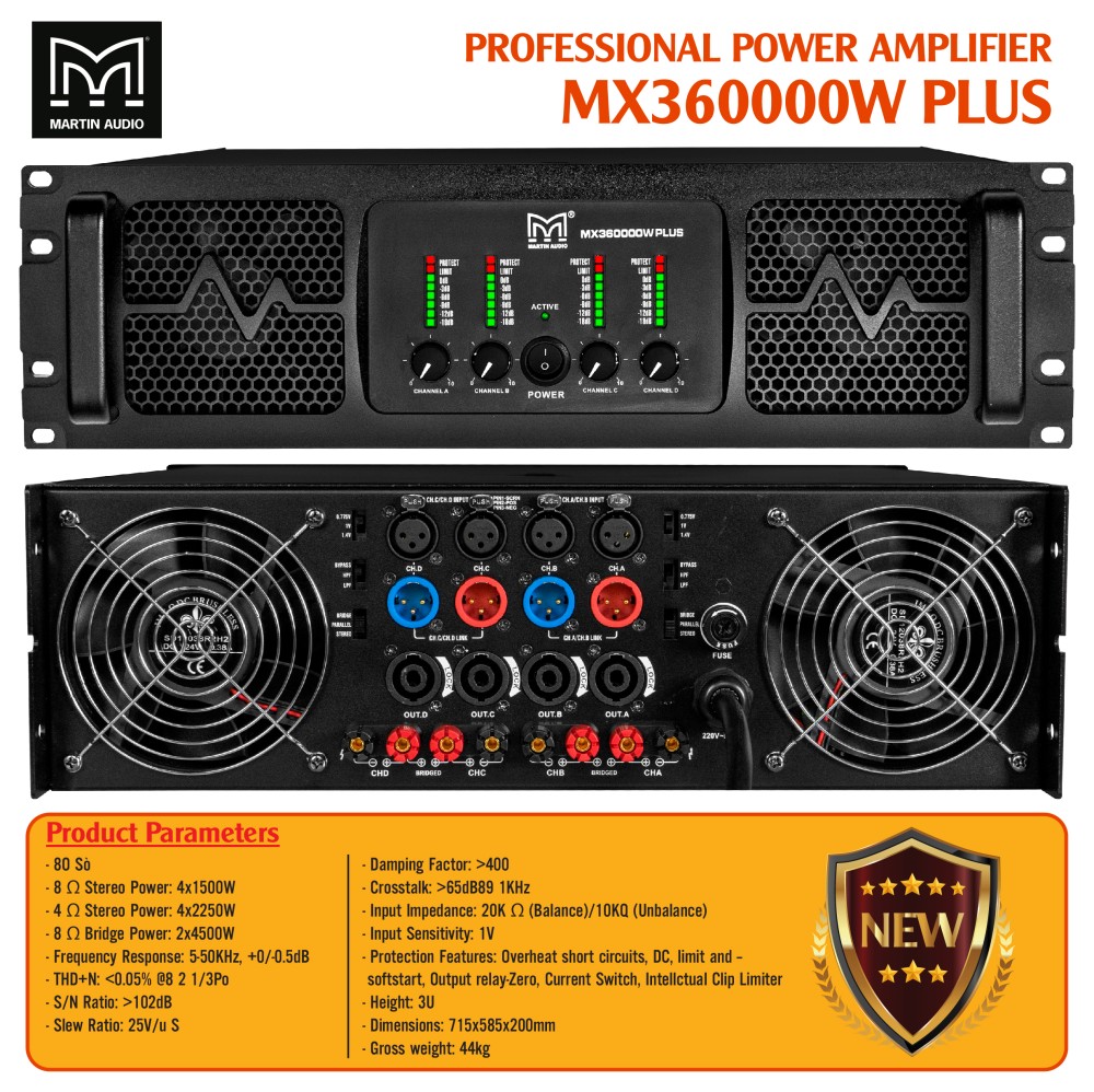 MAIN MARTIN 4 KÊNH MX360000W PLUS