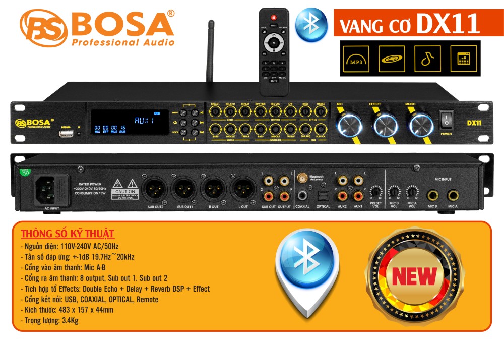 VANG CƠ BOSA DX11 NEW