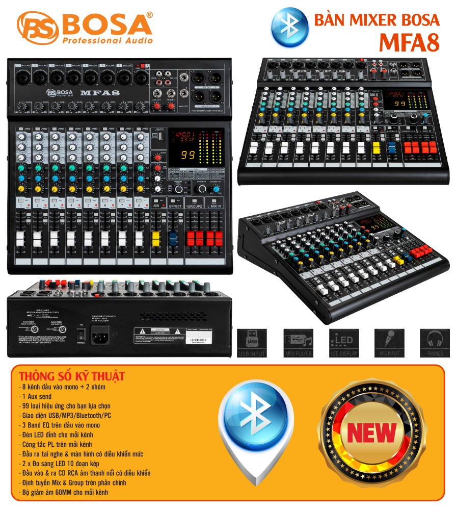 MIXER BOSA MFA8